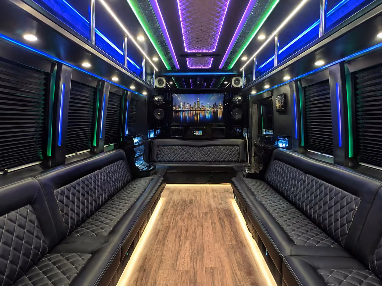 boston party bus interior